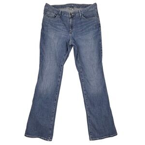 Eddie Bauer Bootcut Jeans Womens 12 Slightly‎ Curvy Stretch Denim